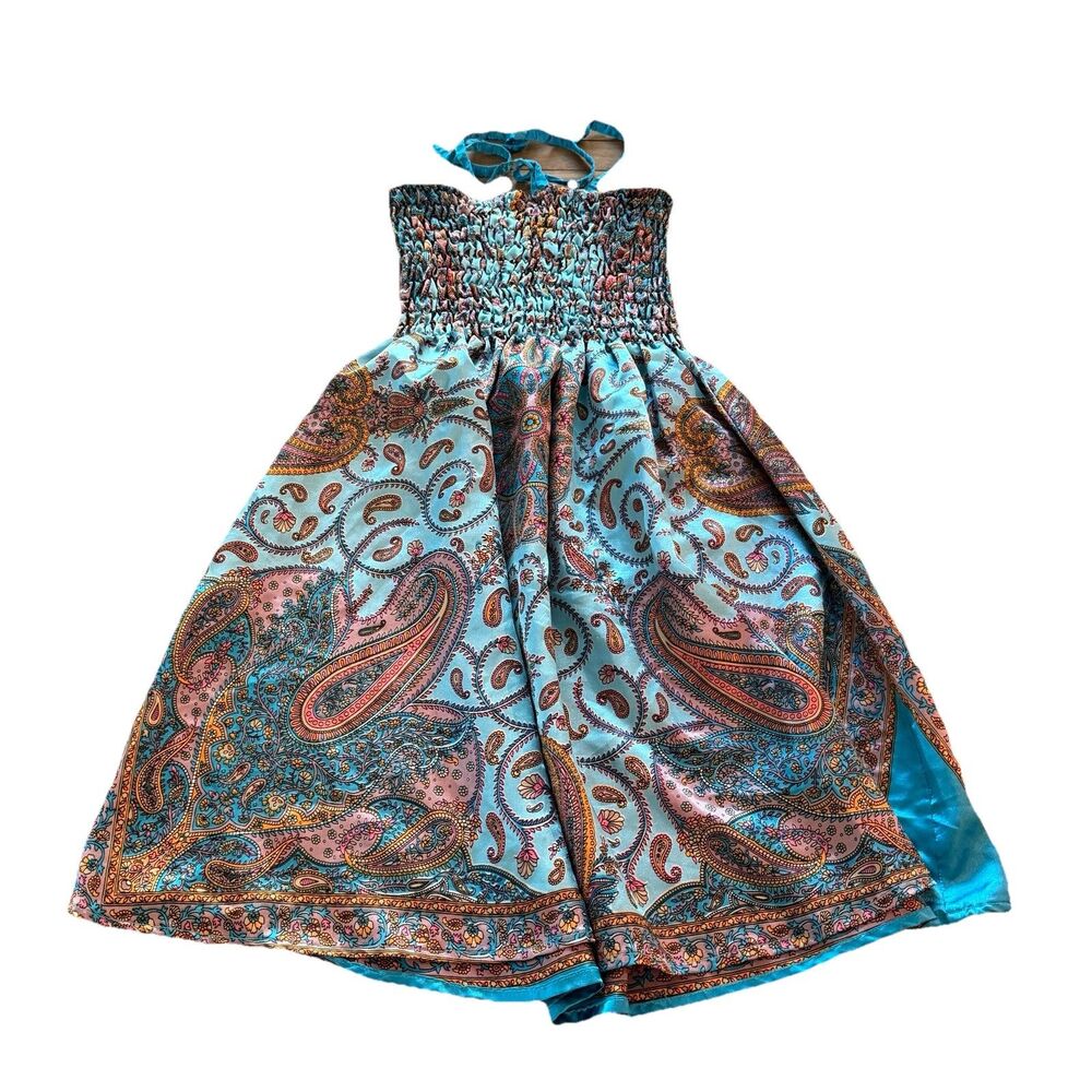 Shoreline Silk Swim Cover Up One Size Colorful Beach Resort